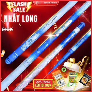    Quà Tặng 100K   Cần Câu Đài Guide Nhất Long Bản Xanh 6H Câu Đơn Câu Đài CT25 
