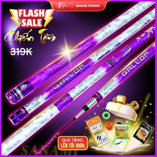   QUÀ TẶNG 100K Cần Câu Đài Câu Tay Chiến Tầm 5H 6H Và 8H 10H Cần Câu Đơn Câu Đài CT48 