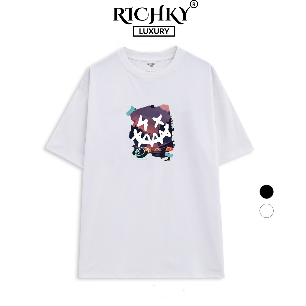 Áo Thun Richky Luxury Premium Tee Crazy Smiley Face