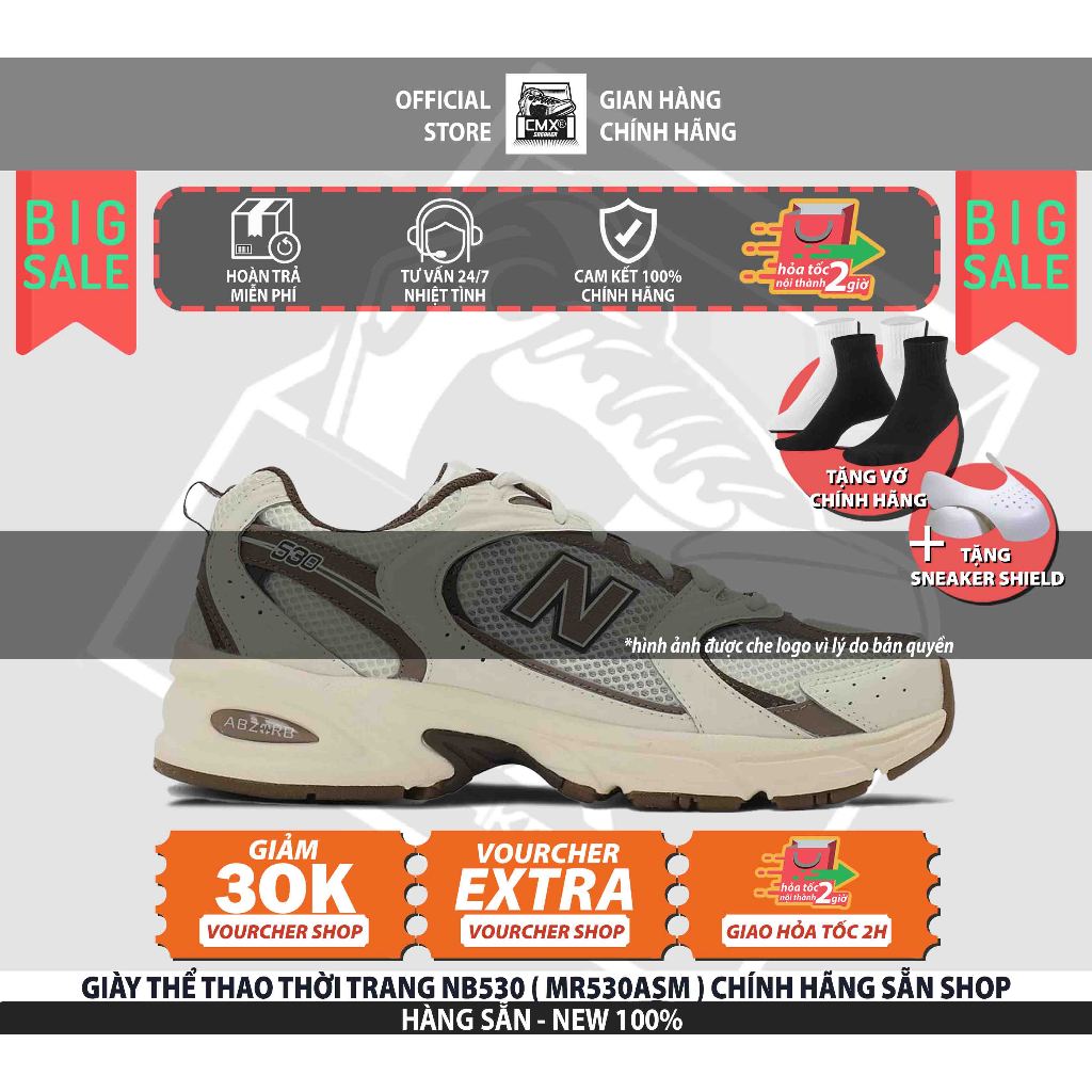 [ HÀNG CHÍNH HÃNG ] Giày THỂ THAO CHÍNH HÃNG NB 530 ( MR530ASM ) - AUTHENTIC 100%