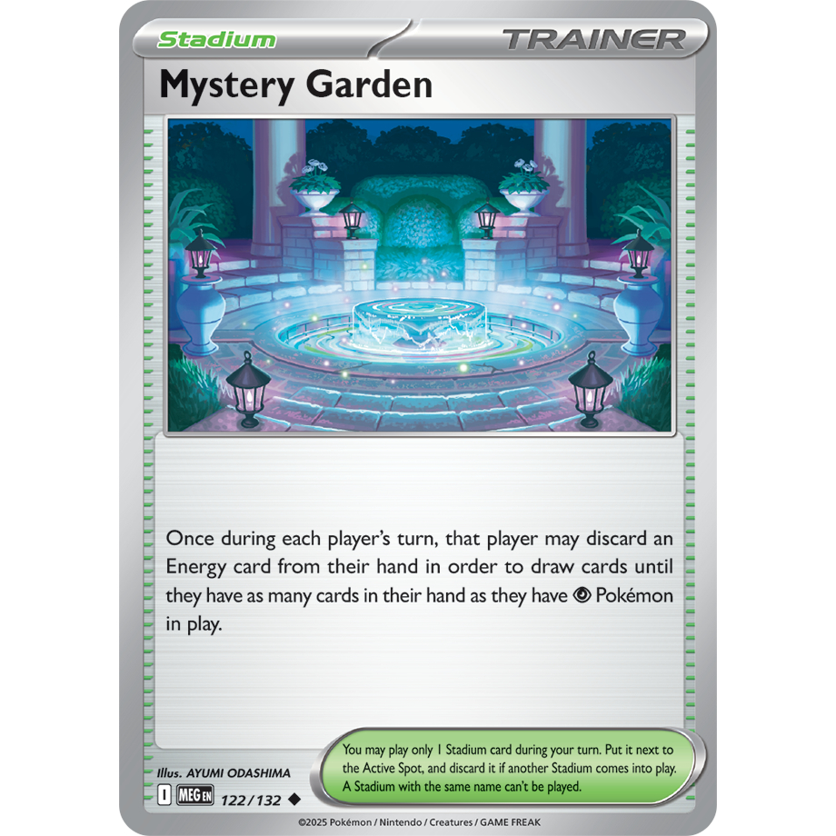 [KW2 Pokemon] [EN] Thẻ 122/132 - Mystery Garden - MEGEN