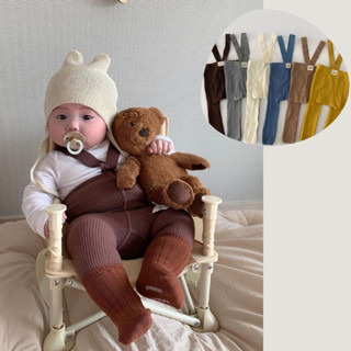  Quần tất yếm cả bàn đeo dây cho bé trai bé gái trẻ sơ sinh 