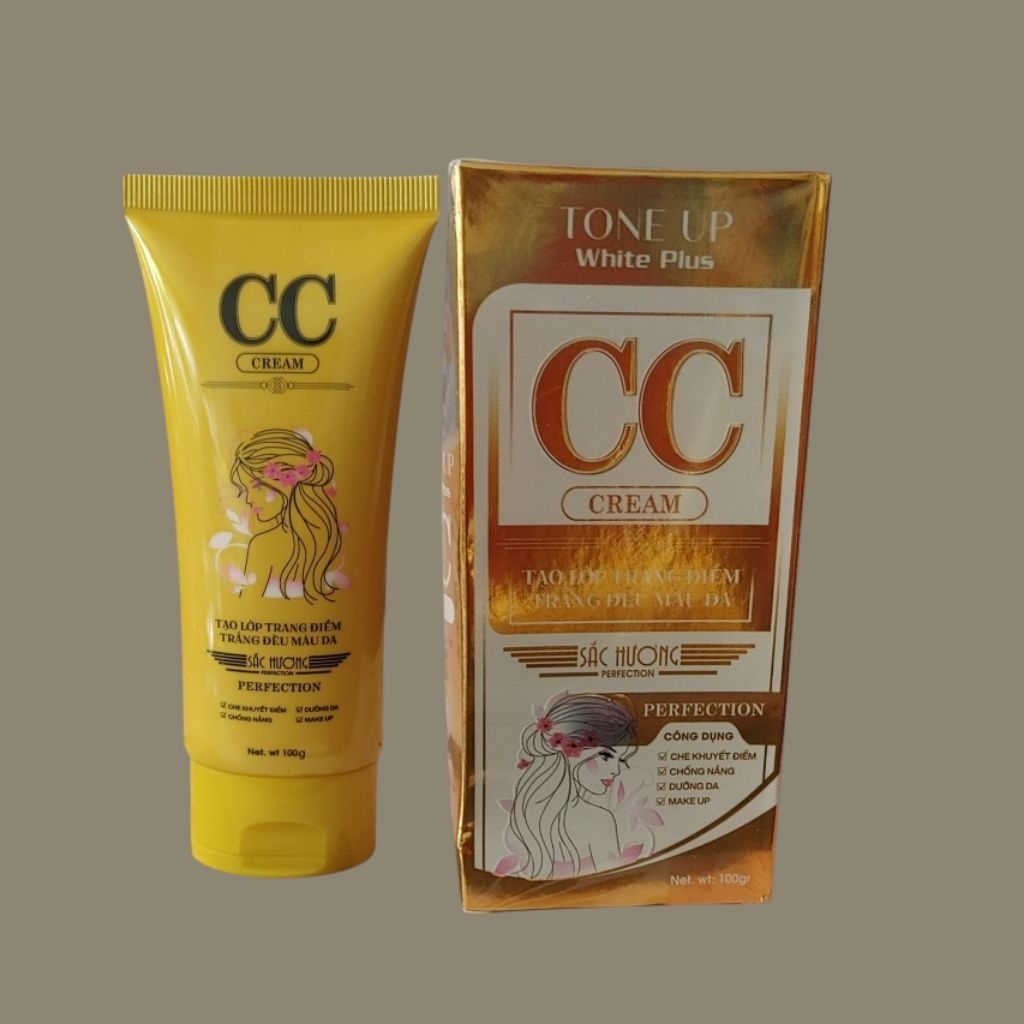 kem cc cream sắc hương makup dưỡng da che khuyết điểm 100g