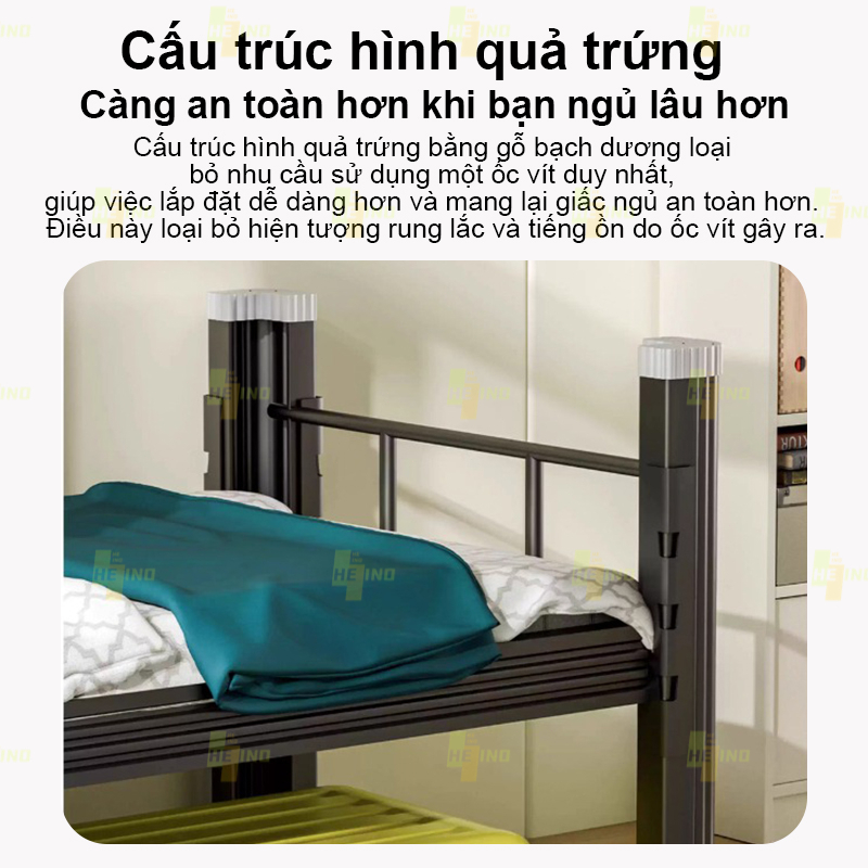 𝑯𝑬𝑰𝑵𝑶✨Giường sắt một tầng cho sinh viên ký túc xá bệnh viện giường sắt dày có thể cất giữ đồ đạc | BigBuy360 - bigbuy360.vn