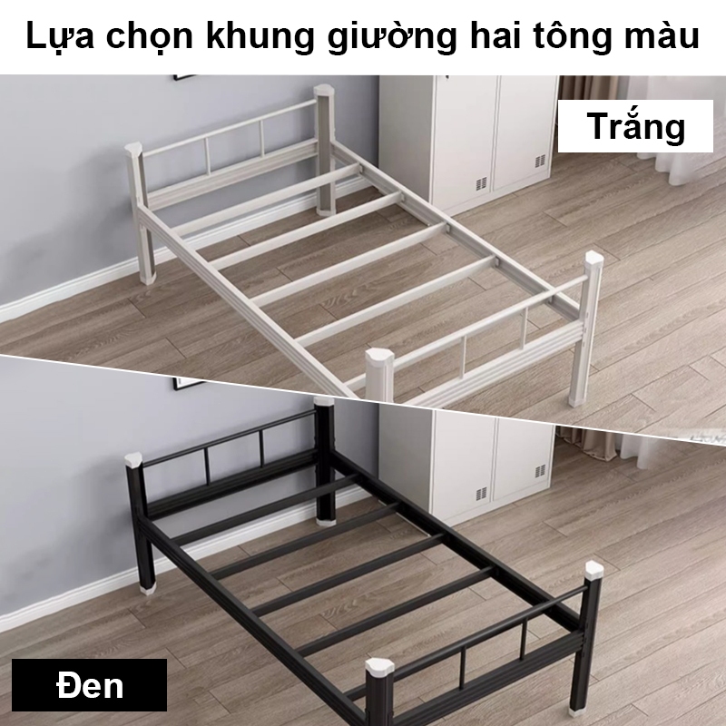 𝑯𝑬𝑰𝑵𝑶✨Giường sắt một tầng cho sinh viên ký túc xá bệnh viện giường sắt dày có thể cất giữ đồ đạc | BigBuy360 - bigbuy360.vn