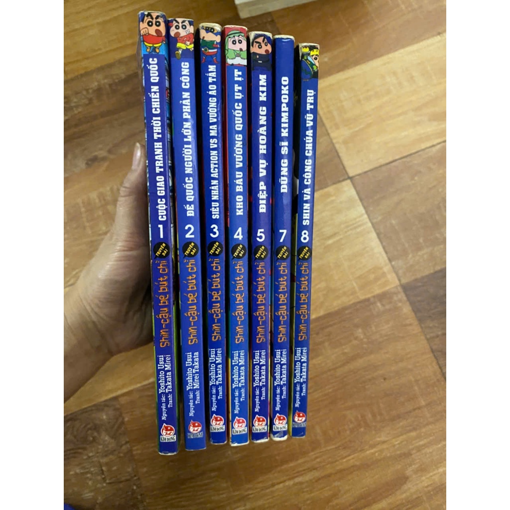 Combo 7q vở Shin Cậu Bé Bút Chì