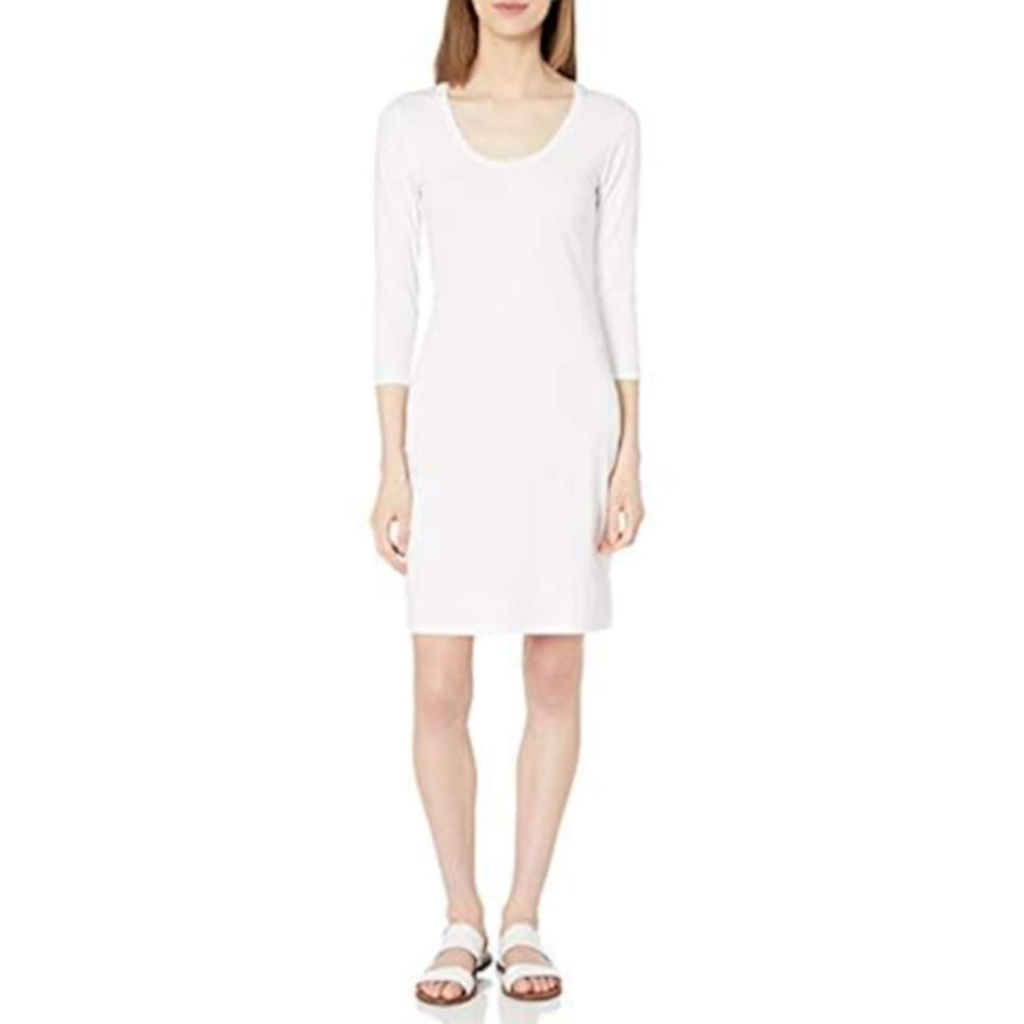 Đầm váy thun mango nữ màu kem size S euro/ XS usa khoảng 45-58kg V1 82-90