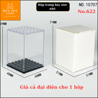  Đồ chơi lắp ráp swat army  mô hình đồ chơi - Hộp trưng bày size nhỏ No.622 