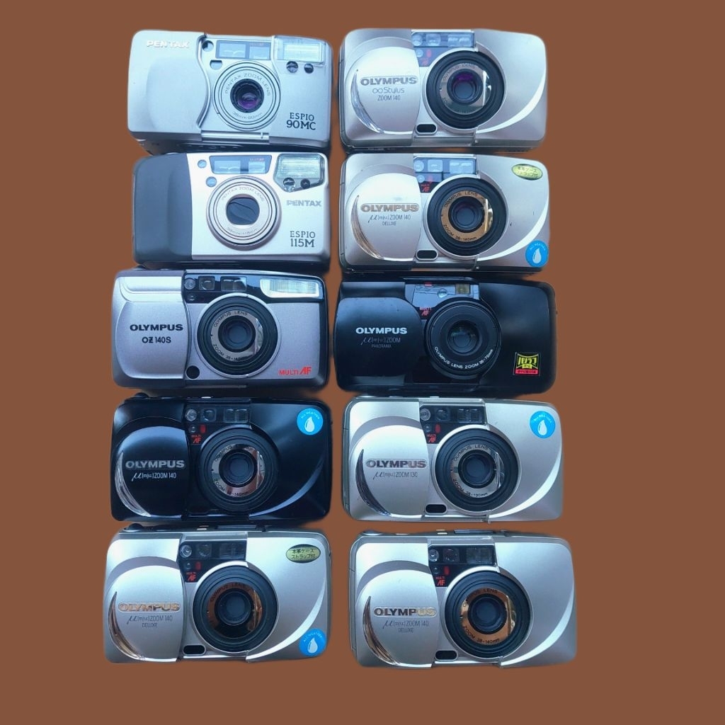 Tổng hợp list máy ảnh Film PNS PENTAX ESPIO | OLYMPUS MJU 130 / 140 / 140 DELUXE