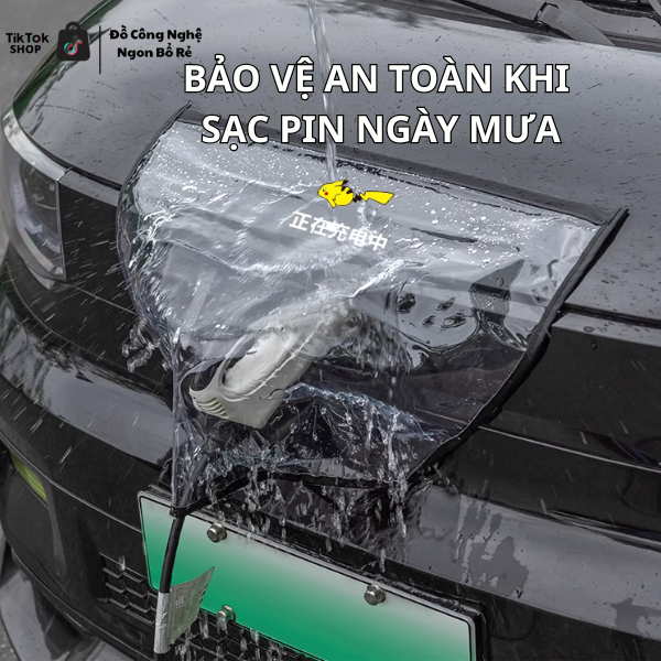 Tấm Che Mưa Sạc Ô TÔ Nam Châm Tự Hít