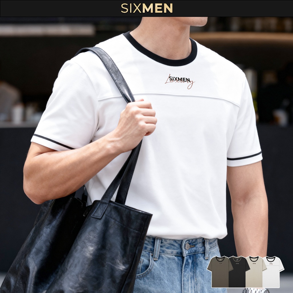 [NEW] Áo Thun Nam Luxury Pilot SIXMEN Vải Cotton Cao Cấp, Co Giãn 4 Chiều, Form Fit Thoáng Mát