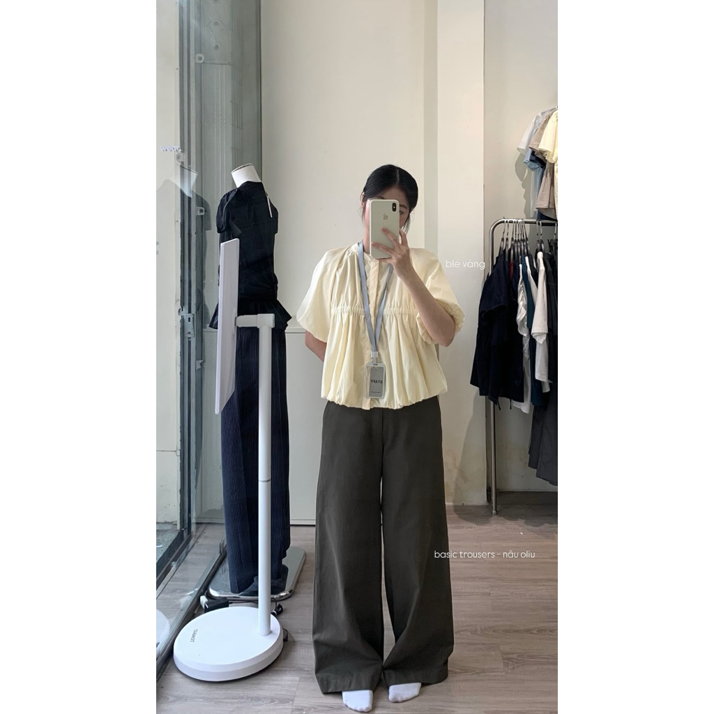 DOB - Áo kiểu nữ tay bồng dáng lửng Blé | BigBuy360 - bigbuy360.vn