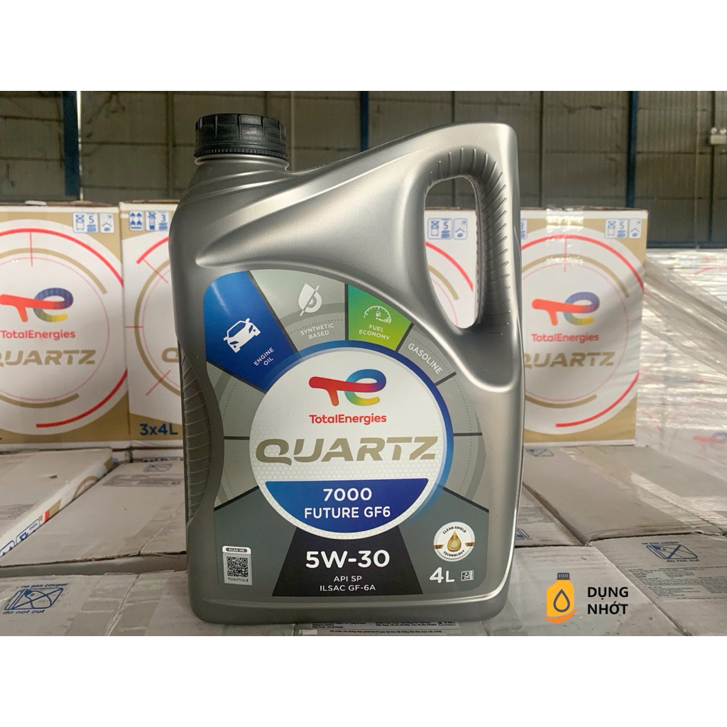 Dầu nhớt xe ÔTÔ xăng TotalEnergies Quartz 7000 FUT GF6 5W30 (4L)