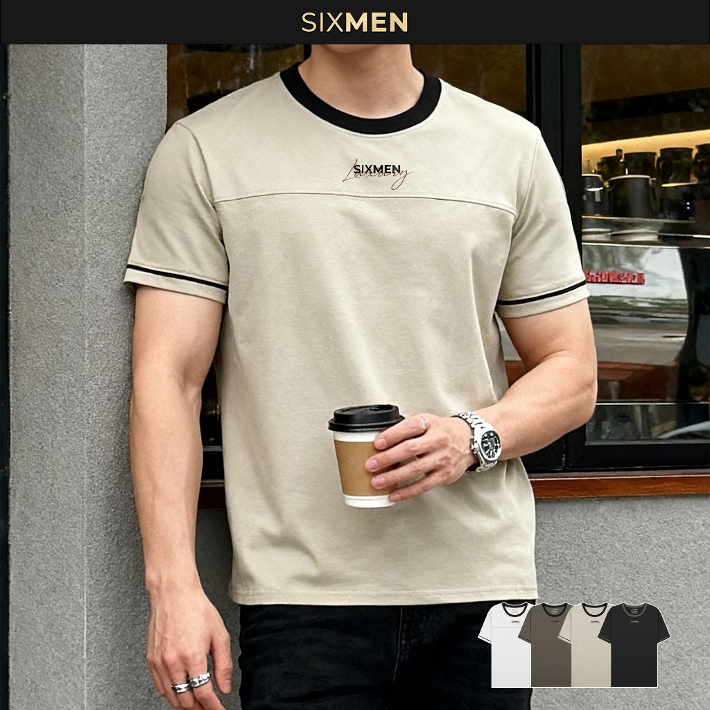 [NEW] Áo Thun Nam Luxury Pilot SIXMEN Vải Cotton Cao Cấp, Co Giãn 4 Chiều, Form Fit Thoáng Mát