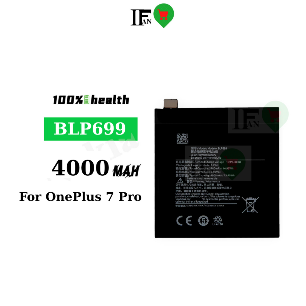 Linh Kiện Oppo OnePlus 7 Pro (4000mAh) | BLP699