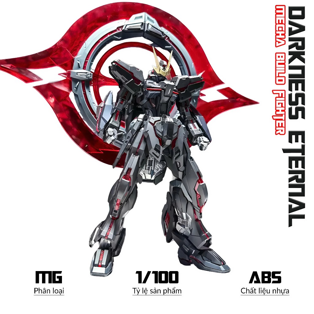 Mô hình Darkness Glory Eternal, 1/100 Mecha, Đồ chơi lắp ráp