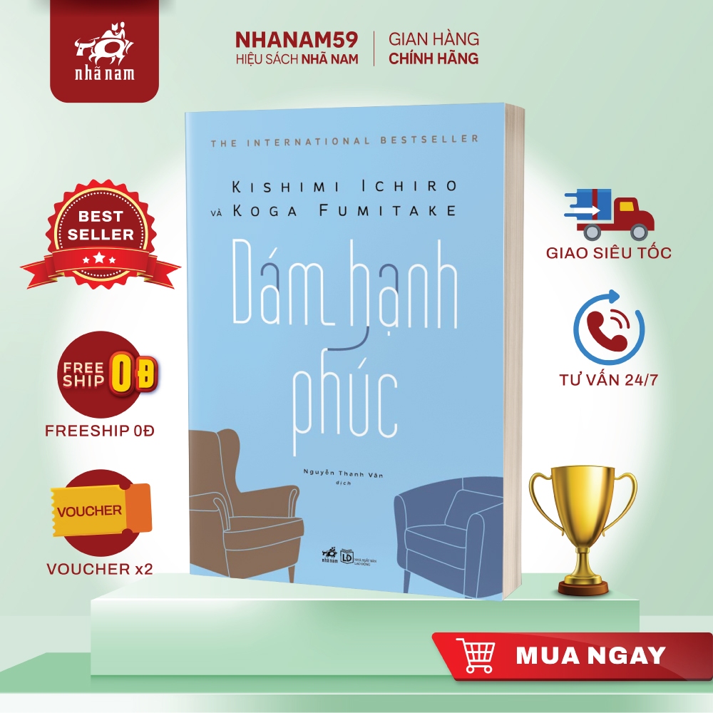 Sách - Dám hạnh phúc (TB 2025) (Nhã Nam)