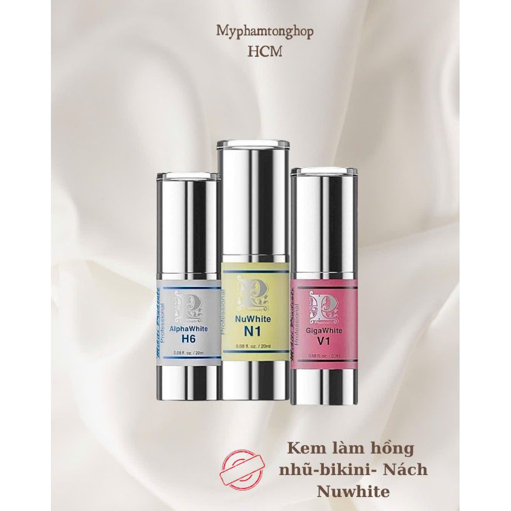 GigaWhite V1 N1 H6 Từ Nuwhite Mibiti Prudente Professional Mỹ (20ml)