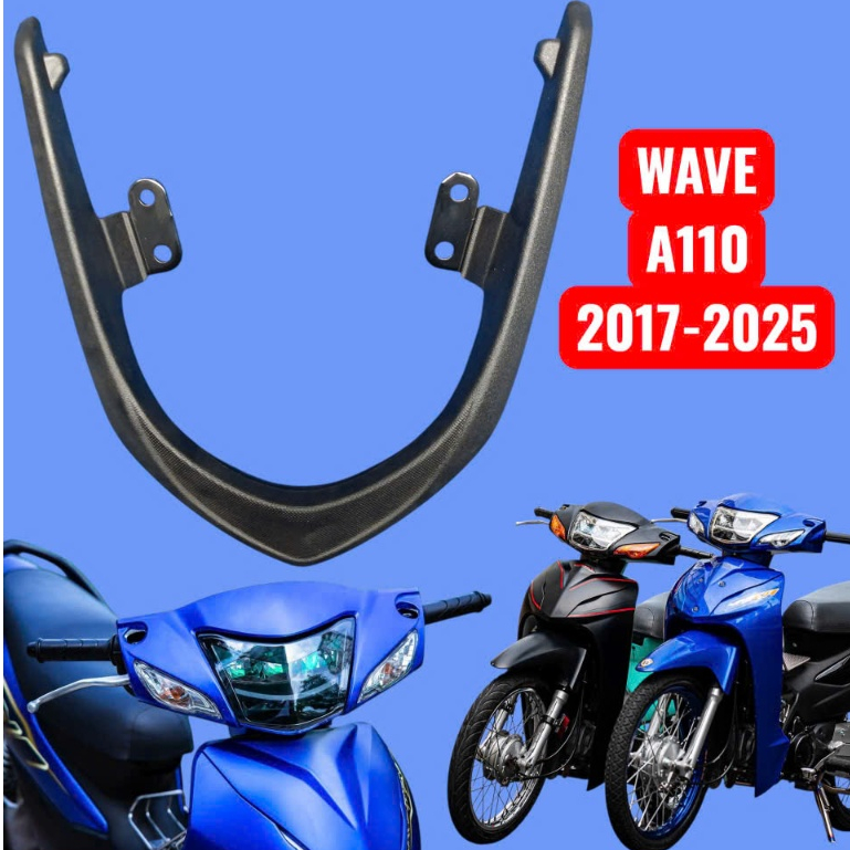 cảng sau xe wave a110 đời 2017-2025 zin,tay dắt sau wave a110,tay nắm sau wave a110,tay xách sau xe 