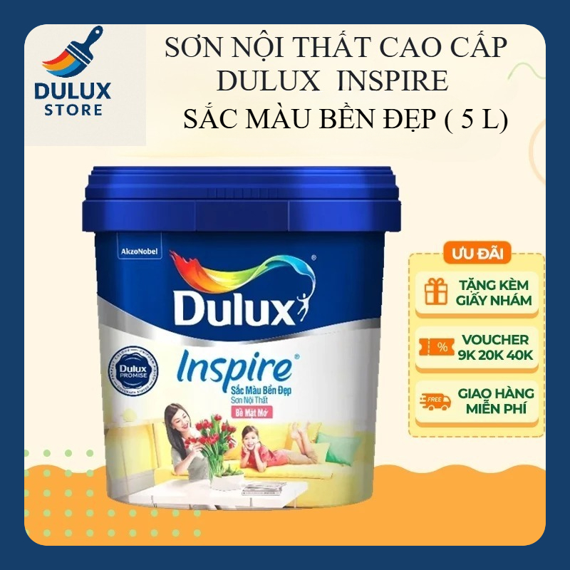 Sơn nội thất cao cấp trong nhà DULUX INSPIRE  (5 lít)