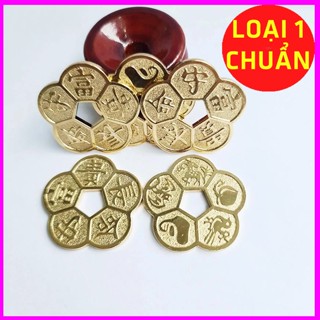[VIP] Đồng Xu Hoa Mai 5 Cánh Đồng Mạ Vàng Bỏ Bóp Ví Phong Thuỷ Tài Lộc May Mắn , Siêu Rẻ