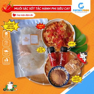  Bánh tráng vò phơi sương CATSKY FOOD combo vò trộn muối sặc đồ ăn vặt tiện lợi - COMBO VÒ TRỘN 
