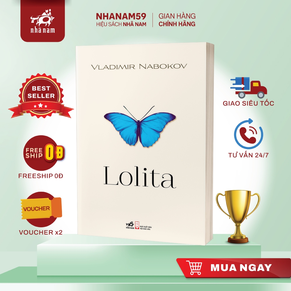 Sách - Lolita (Vladimir Nabokov) (Nhã Nam)