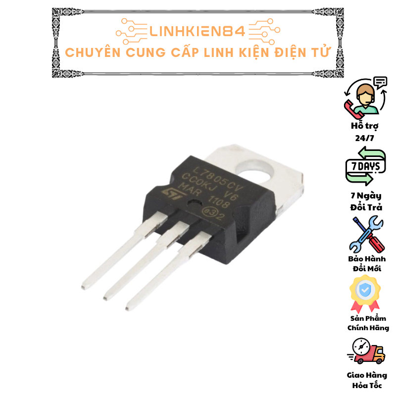 SP0094_Hỏa Tốc _IC Nguồn Ổn Áp L7805CV L7806CV L7808CV L7809CV L7810CV L7812CV L7815CV L7818CV L7824