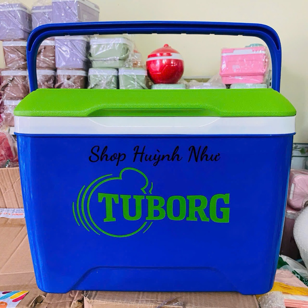 [CHÍNH HÃNG]Thùng Đá 25 Lít HKM bia 1 6 6 4 , Tu-b org, RUBY Nhựa Duy Tân có van xả , Bền, Đẹp, Giữ 