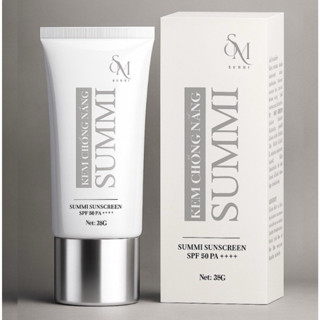  Kem chống nắng nâng tone Summi SPF 50 PA ++++ cho da mặt 35g 