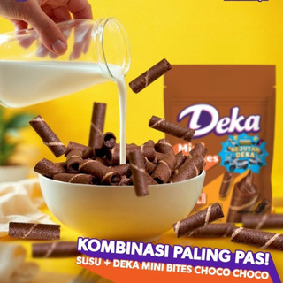 Bánh que Bánh quế Deka Premium Rolled Wafer 140g ( 10 thanh x 14g)