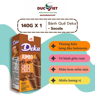 Bánh que Bánh quế Deka Premium Rolled Wafer 140g ( 10 thanh x 14g)