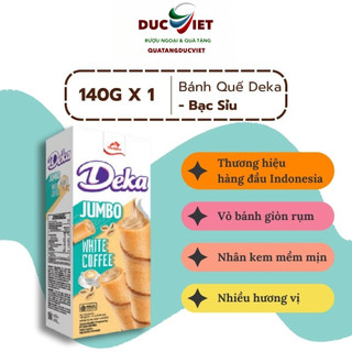 Bánh que Bánh quế Deka Premium Rolled Wafer 140g ( 10 thanh x 14g)