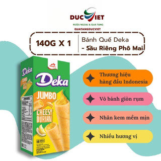 Bánh que Bánh quế Deka Premium Rolled Wafer 140g ( 10 thanh x 14g)