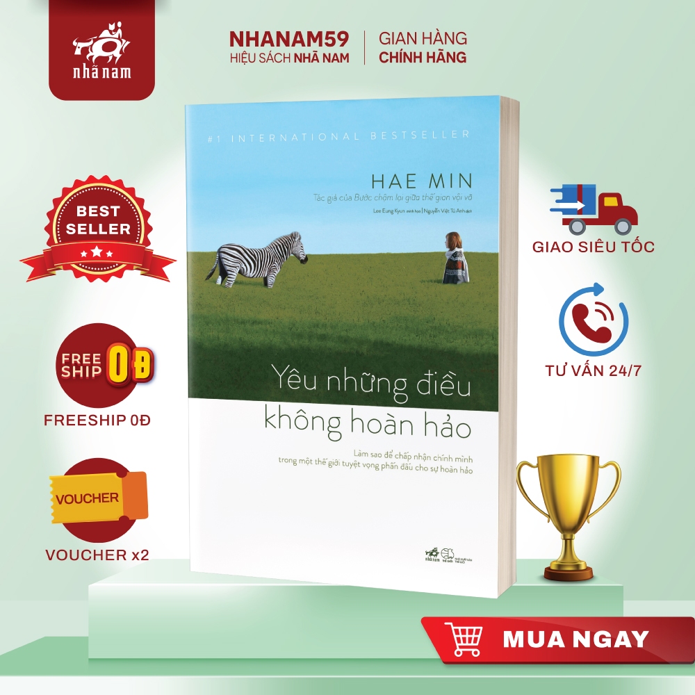 Sách - Yêu những điều không hoàn hảo (Hae Min) (Nhã Nam)