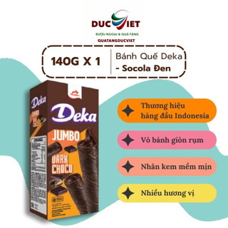 Bánh que Bánh quế Deka Premium Rolled Wafer 140g ( 10 thanh x 14g)