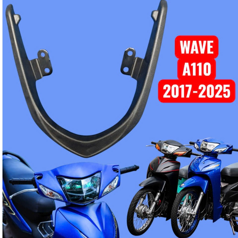 cảng sau xe wave a110 đời 2017-2025 zin,tay xách sau xe wave a110,tay dắt sau wave a110,tay nắm sau 