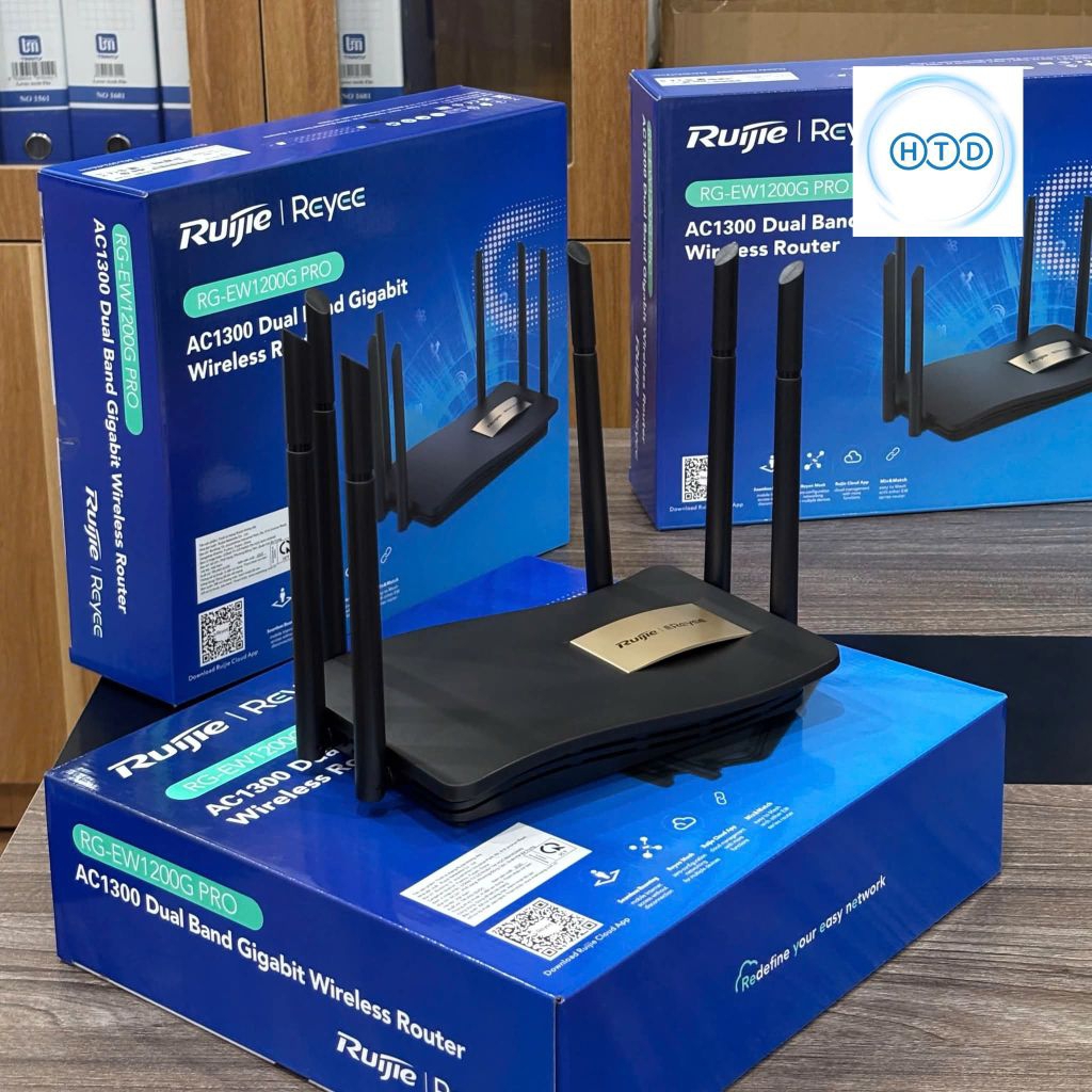 Bộ định tuyến không dây Gigabit băng tần kép 1267Mbps Ruijie RG-EW1200G PRO