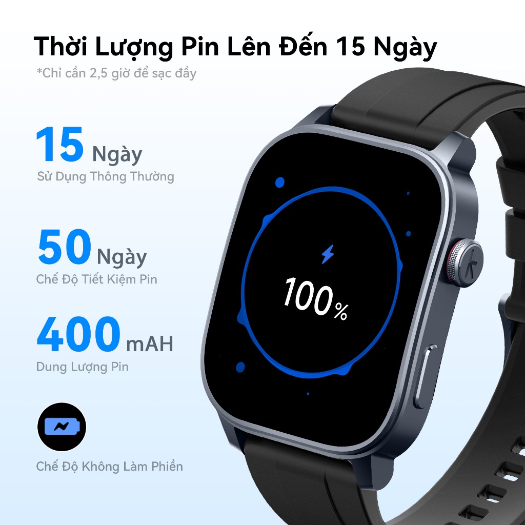 Đồng hồ thông minh Kieslect Ks 3 I màn AMOLED I Nghe gọi trực tiếp I Chống nước 5 ATM I Định vị GPS - Hàng chính hãng | BigBuy360 - bigbuy360.vn