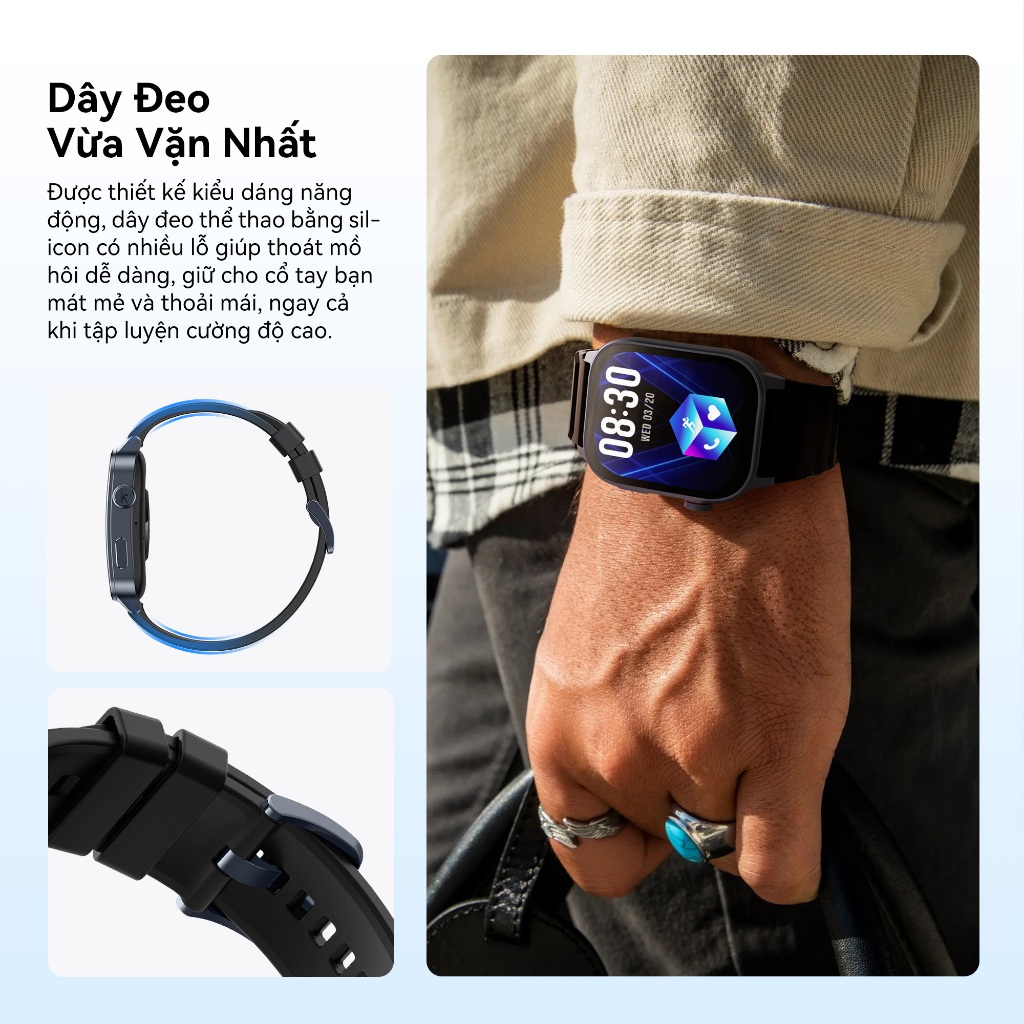 Đồng hồ thông minh Kieslect Ks 3 I màn AMOLED I Nghe gọi trực tiếp I Chống nước 5 ATM I Định vị GPS - Hàng chính hãng | BigBuy360 - bigbuy360.vn