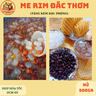 [HỎA TỐC] Me Hạt Dẻo, Đá Me Rim Đác Thơm ( Khóm ) (Tặng Kèm Đậu Phộng) Hủ 500gr Topping , Ăn Vặt Thực Phẩm Sạch 100%