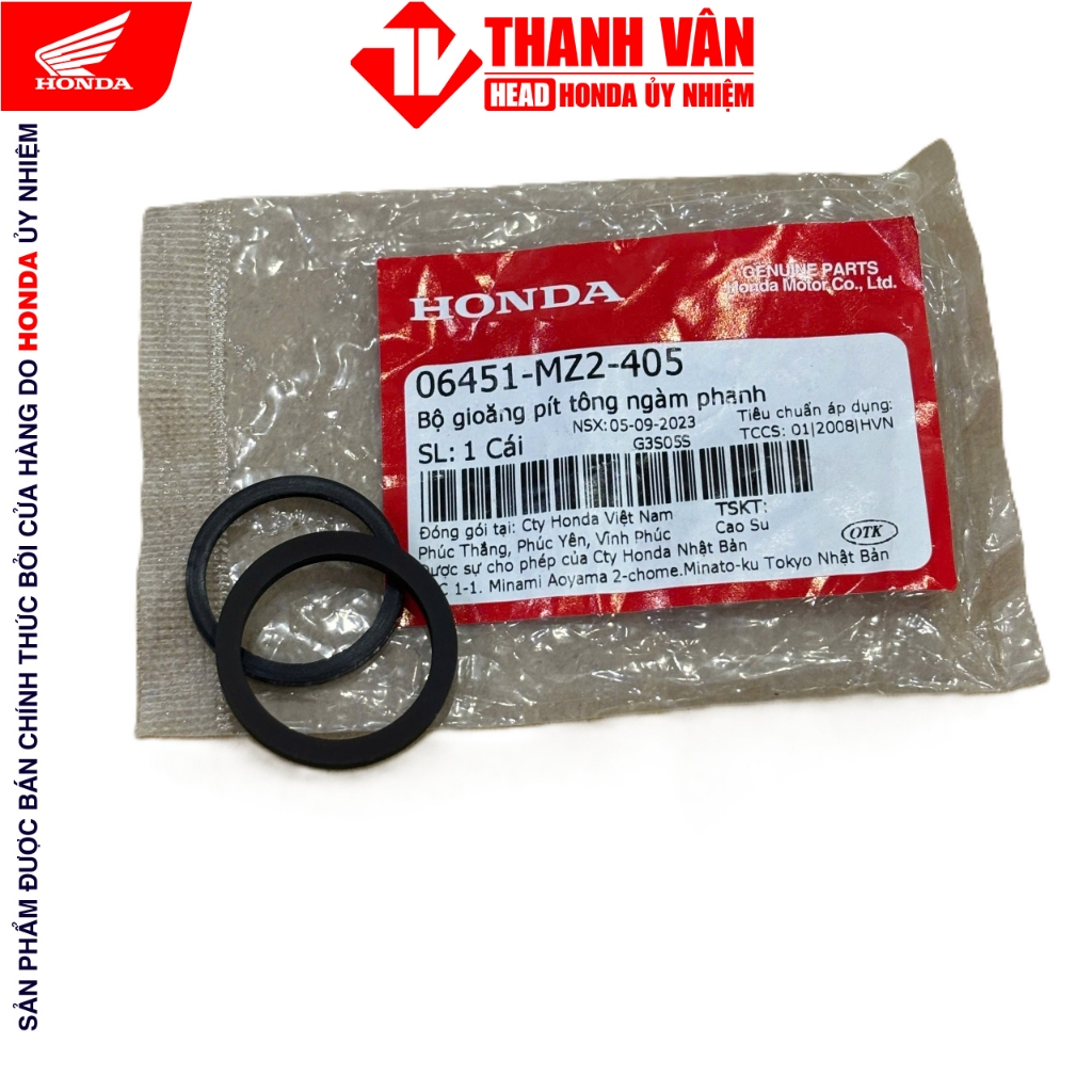BỘ GIOĂNG PÍT TÔNG NGÀM PHANH 06451-MZ2-405 HONDA SH 125, SH 150, SH MODE