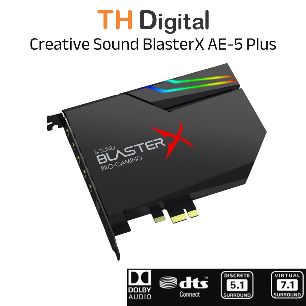 Sound Card Creative Sound BlasterX AE-5 Plus Hàng chính hãng