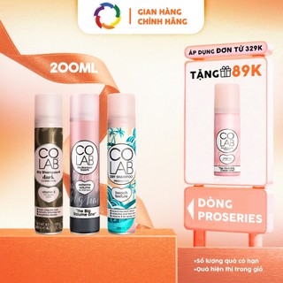  Dầu gội khô Colab Pro phiên bản mới tạo phồng gấp 5 lần và phủ khuyết điểm chân tóc tức thì 200ml 