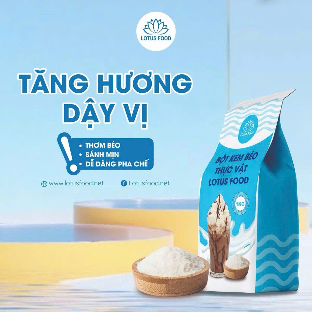 bột pha trà sữa 1kg lotus
