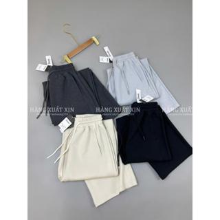  Quần Nỉ Nữ Ống Suông OSHIRI Cạp Chun Kèm Đai Vải Mềm Rủ - Thiết Kế Tinh Tế Thoải Mái Suốt Ngày 