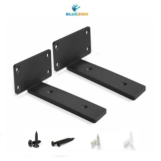  Bộ 2 giá đỡ kệ dấu chân chữ T BLUEZON pát sắt đỡ kệ gỗ treo tường decor trang trí 