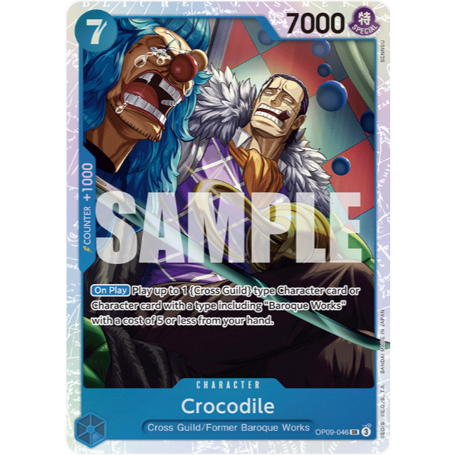 [Thẻ bài OnePiece] OP09-046 | SR | CHARACTER Crocodile