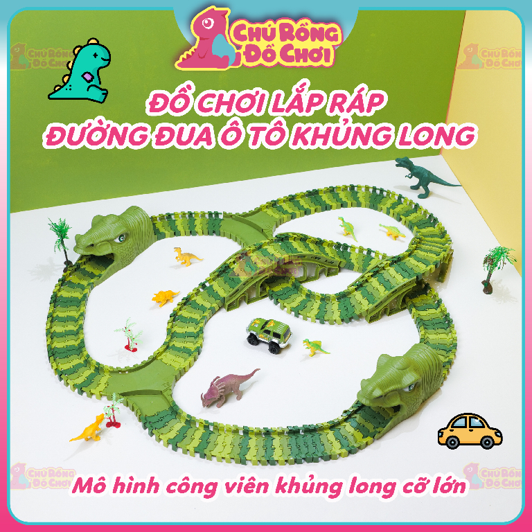 bo-lap-rap-duong-dua-o-to-khung-long-do-choi-lap-ghep-duong-ray-khung-long-240-chi-tiet-co-lon
