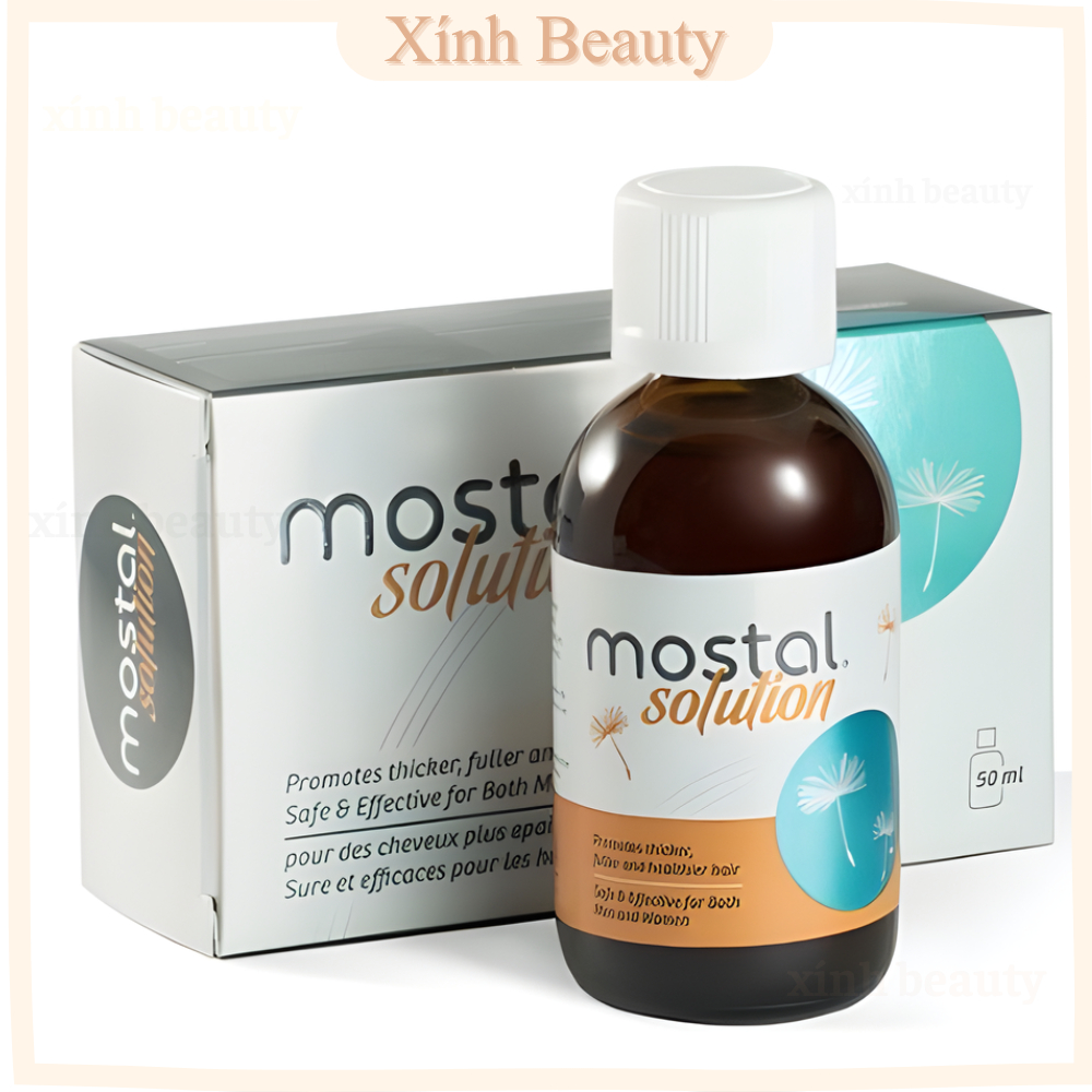Serum Mọc Tóc Mostal Solution Ngăn Gãy Rụng Dưỡng Tóc Dài Nhanh 50ml